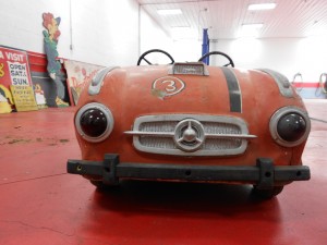 1950s orange mercedes carnival ride (3)