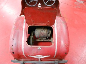 1950s red mercedes carnival ride (7)