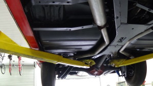 undercarriage on 1958 Impala Convertible (4)