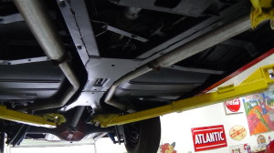 undercarriage on 1958 Impala Convertible (5)