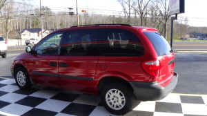 2006 dodge caravan burgandy (10)