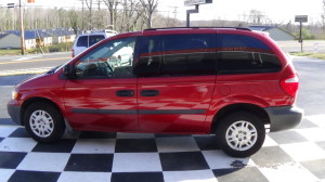 2006 dodge caravan burgandy (11)